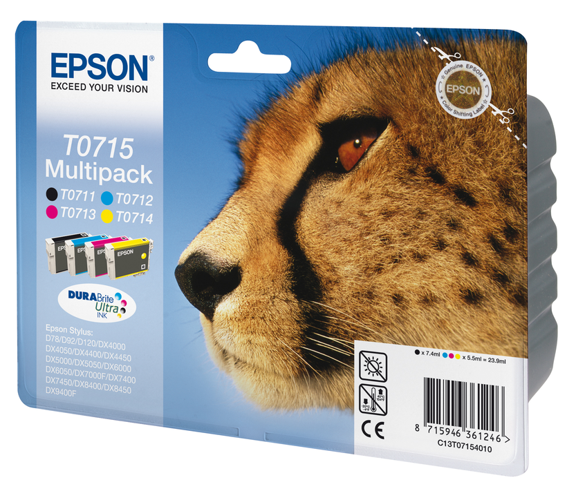 Encre Epson T0715, multipack