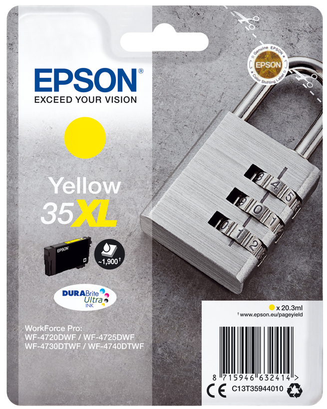 Epson 35XL Tinte gelb