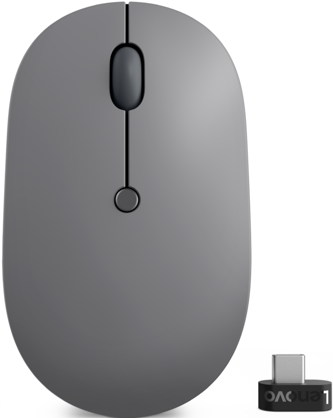 Mouse USB-C wireless Lenovo Go nero