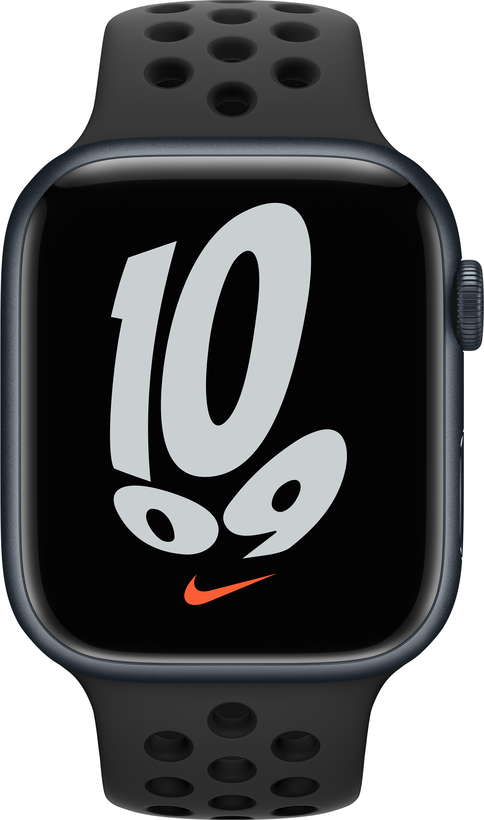 Apple Watch S7 Nike GPS 45 alum. median.