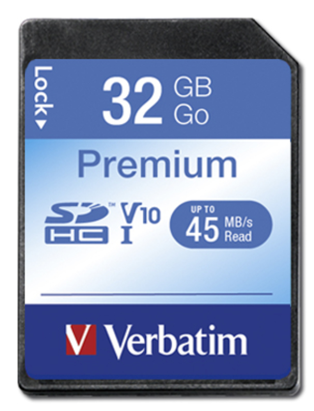 Verbatim Premium 32 GB SDHC Karte