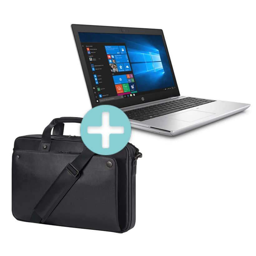 HP ProBook 650 G5 + Leather Bag
