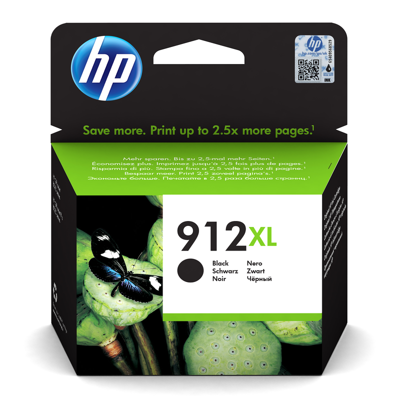 Tinta HP 912 XL, negro