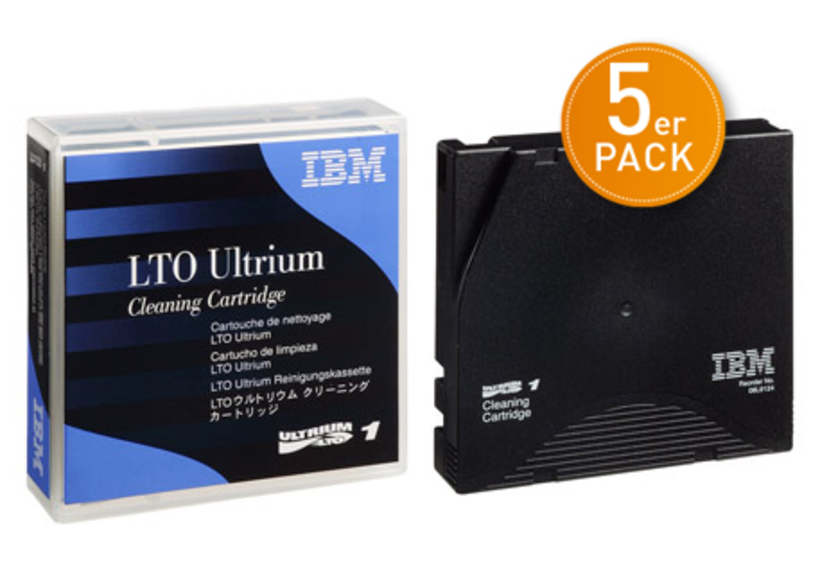 IBM LTO Cleaning Tape + Label 5-pack