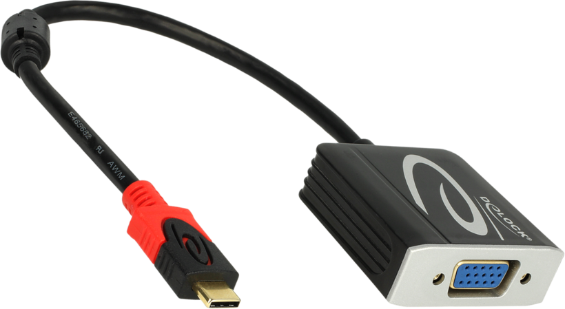 Adaptateur USB-C m. > VGA (HD15) f.