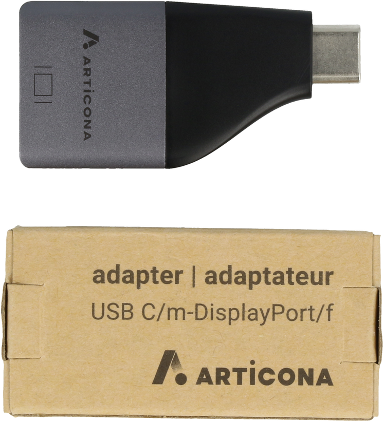 Adaptér USB typ C kon. - DisplayPort zd.