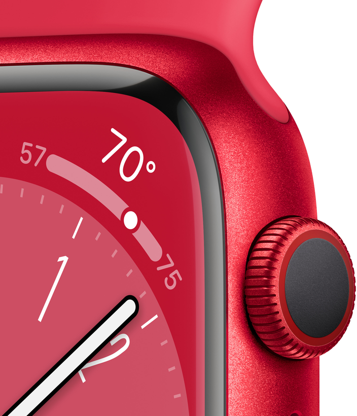 Apple Watch S8 GPS+LTE 45mm Alu RED