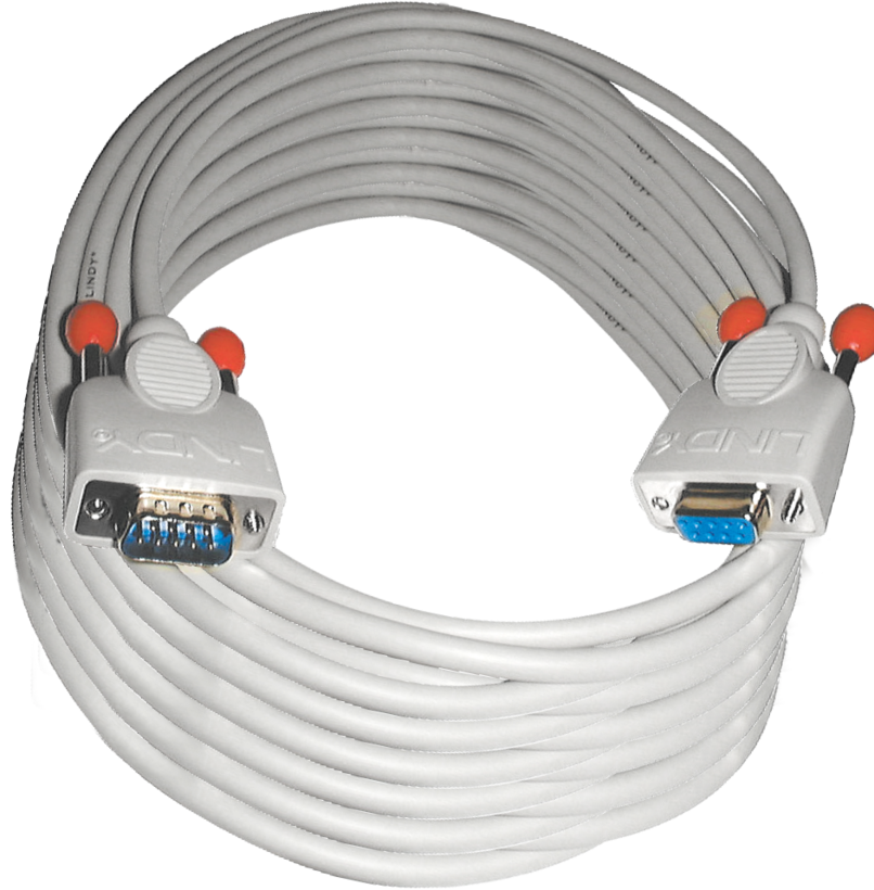LINDY RS-232 Cable DB9/m-DB9/f 20m