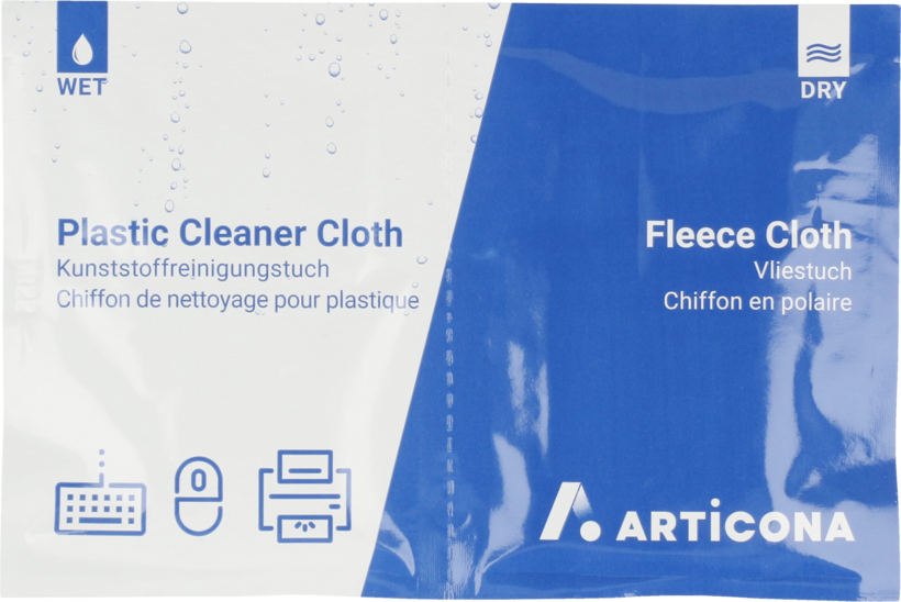 Chiffon ARTICONA nettoyage plastique x10