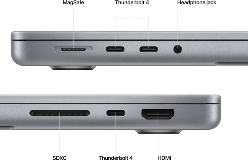 Apple MacBook Pro 14 M2Pro 16/1TB grau