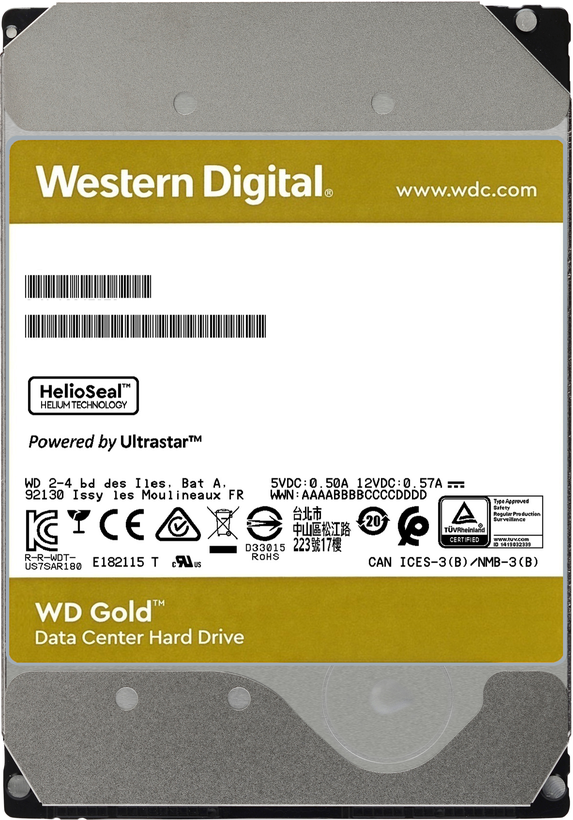 WD Gold 10TB Enterprise Class SATA HDD