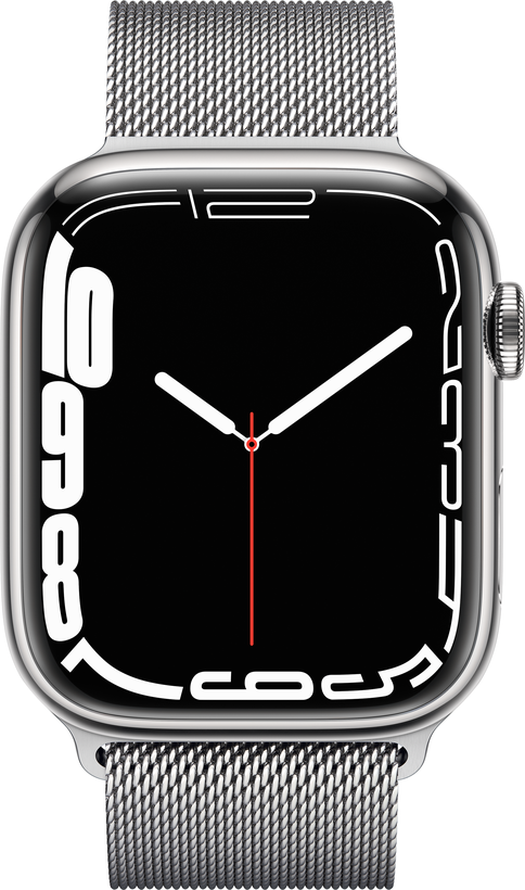 Apple Watch S7 GPS+LTE 45mm Steel Silver