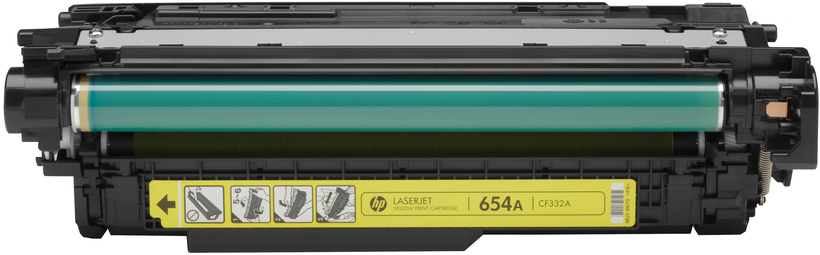 HP Toner 654A, żółty