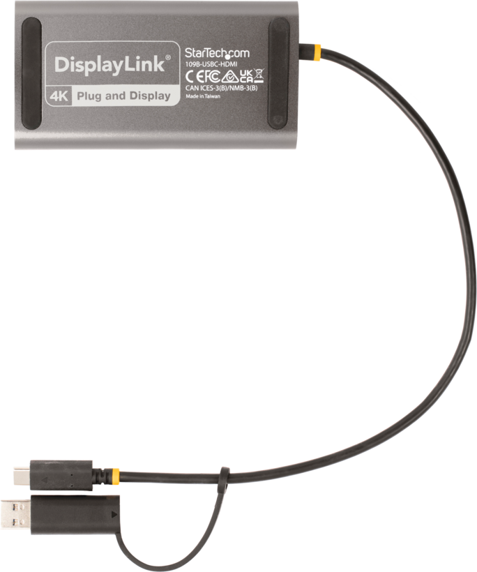 Adaptér USB typ A/C kon. - 2xHDMI zdírka