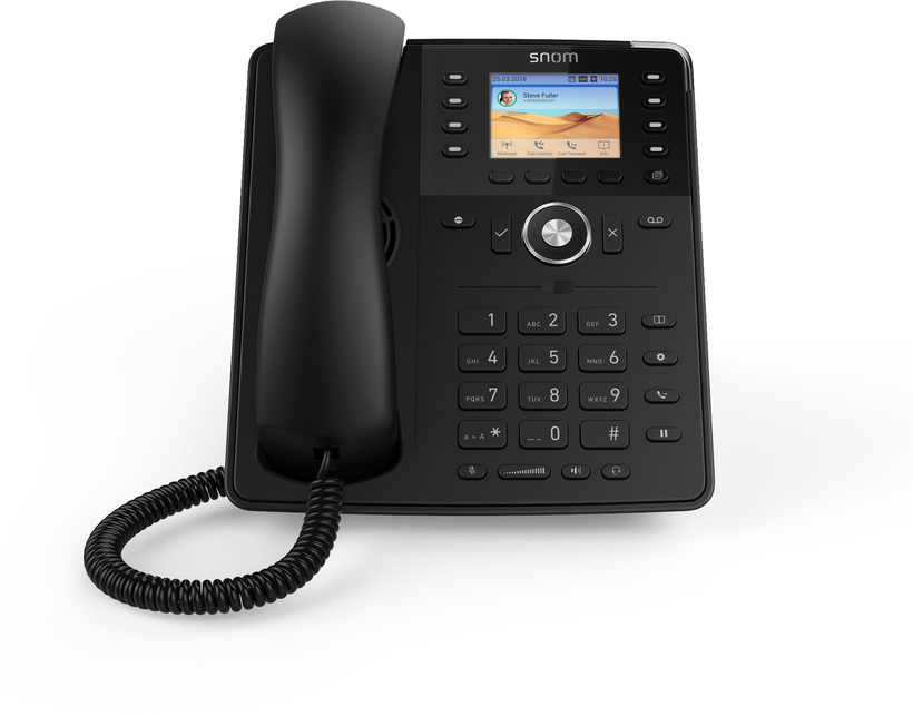 Snom D735 IP Desktop Telefon, czarny