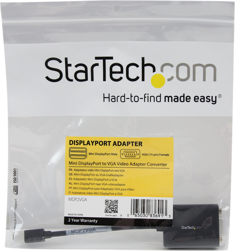Adapt. mini-DisplayPort - VGA StarTech