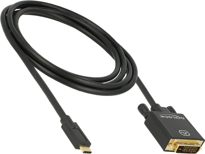 Adapter USB Type-C/m-DVI-D/m 2m