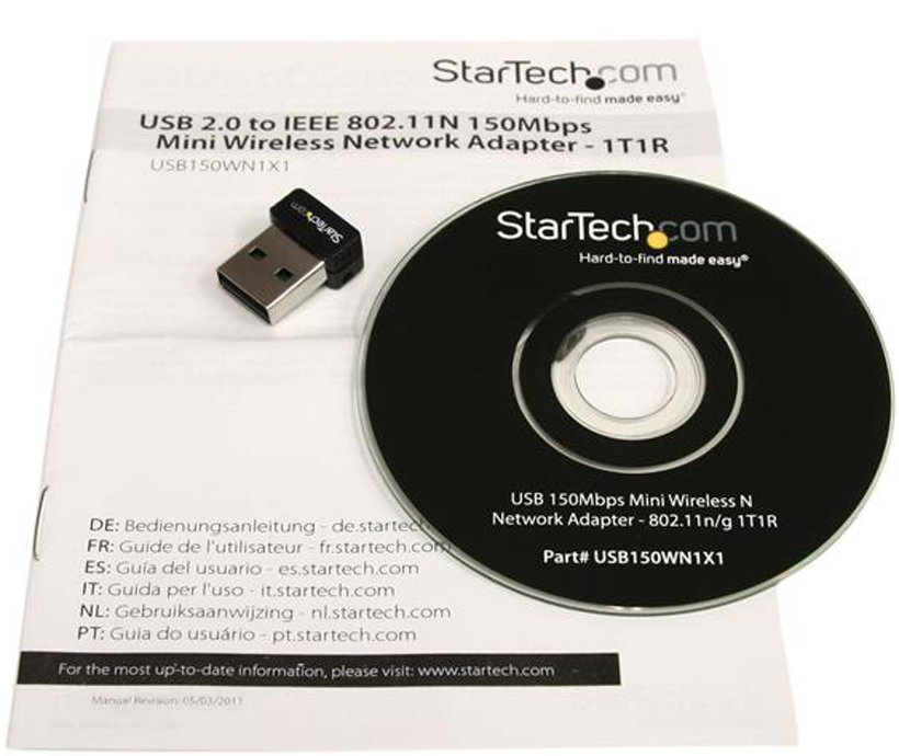 Mini-adaptador USB StarTech Wireless LAN