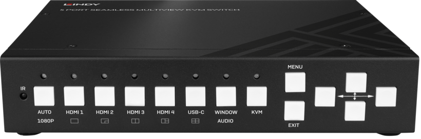 Switch KVM HDMI/Type C 5 porte LINDY