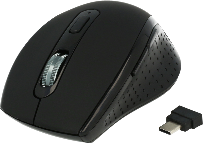 Ratón inalámbrico ARTICONA USB-C negro