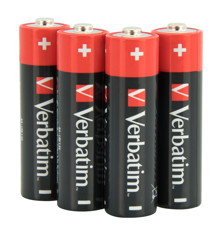 Verbatim LR6 Alkaline Battery 4-pack