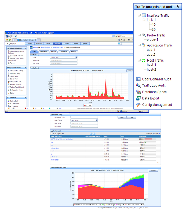 HPE Aruba IMC Network Traffic Analyzer