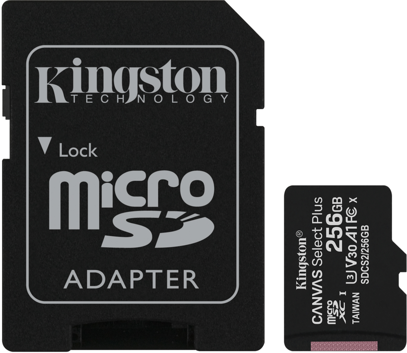 Kingston Canvas SelectP 256 GB microSDXC