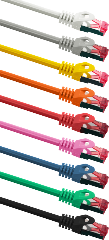 Kabel Kat.6,S/FTP,RJ45, 1,0m, nieb.