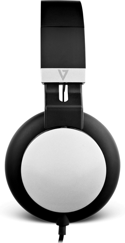 V7 Premium sztereó fejhallgató, fekete