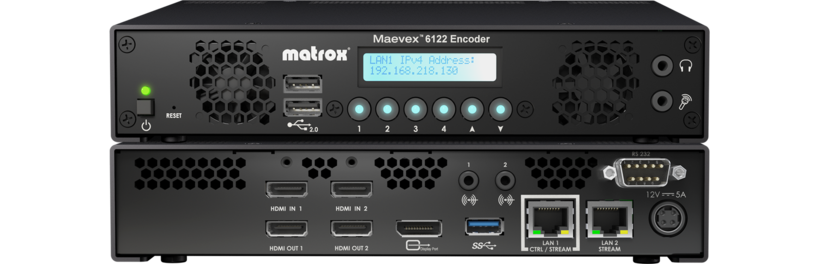 Codificatore 4K duale Matrox Maevex 6122