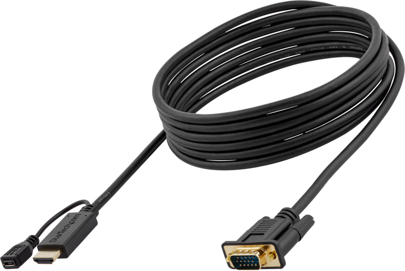 Câble StarTech HDMI - VGA, 3 m