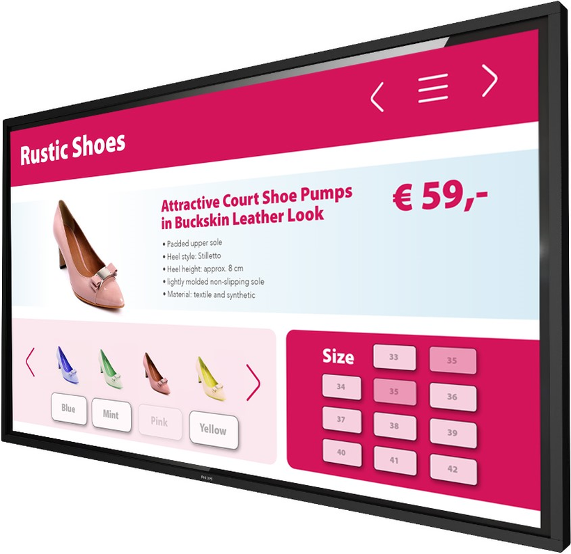 Philips 55BDL3452T Touch Display