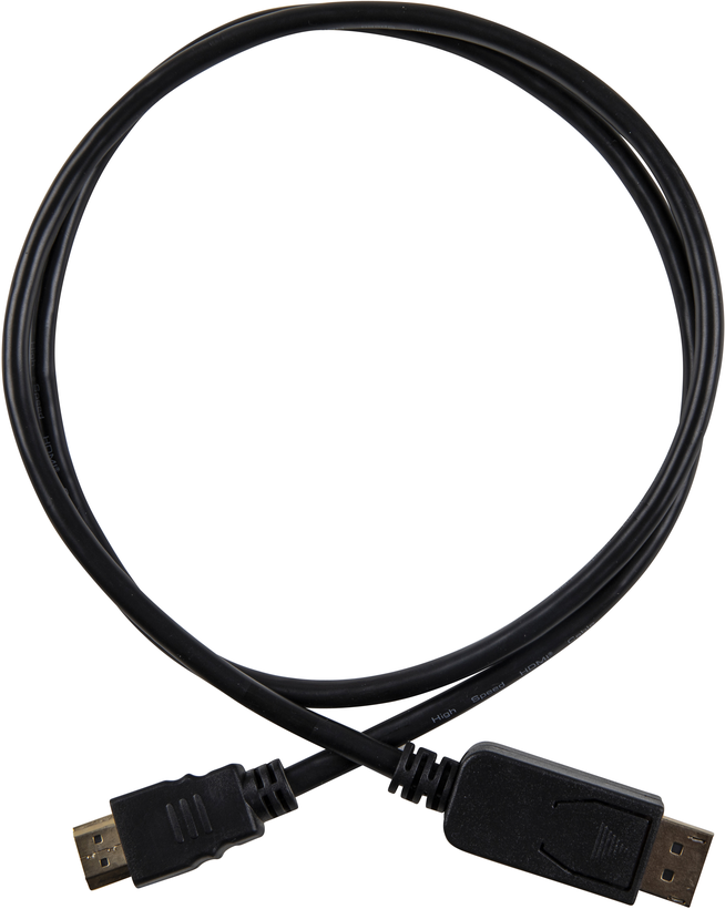 DisplayPort - HDMI kábel, 1 m