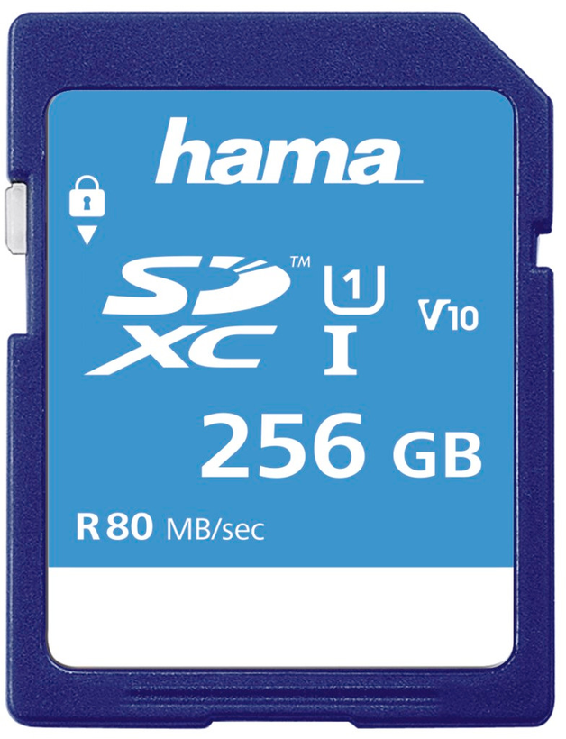 Scheda SDXC 256 GB Hama Memory Fast