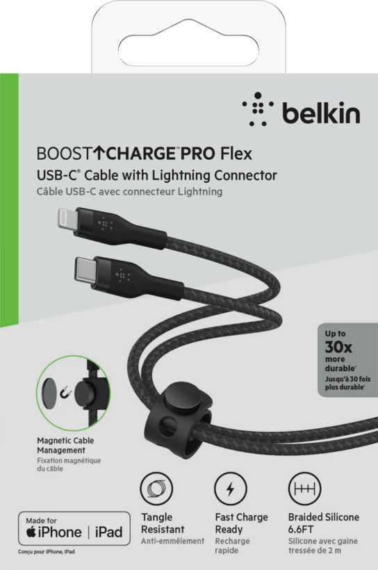 Belkin USB-C - Lightning Cable 2m