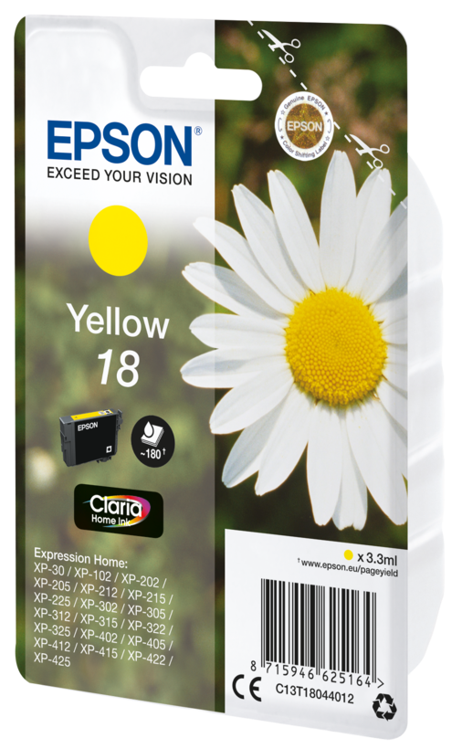 Epson 18 Claria Home tinta sárga