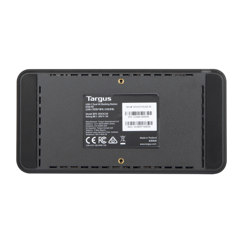 Targus DOCK310 Universal USB-C-Docking