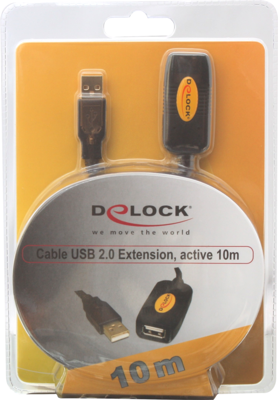 Delock USB-A aktív hosszabbító 10 m