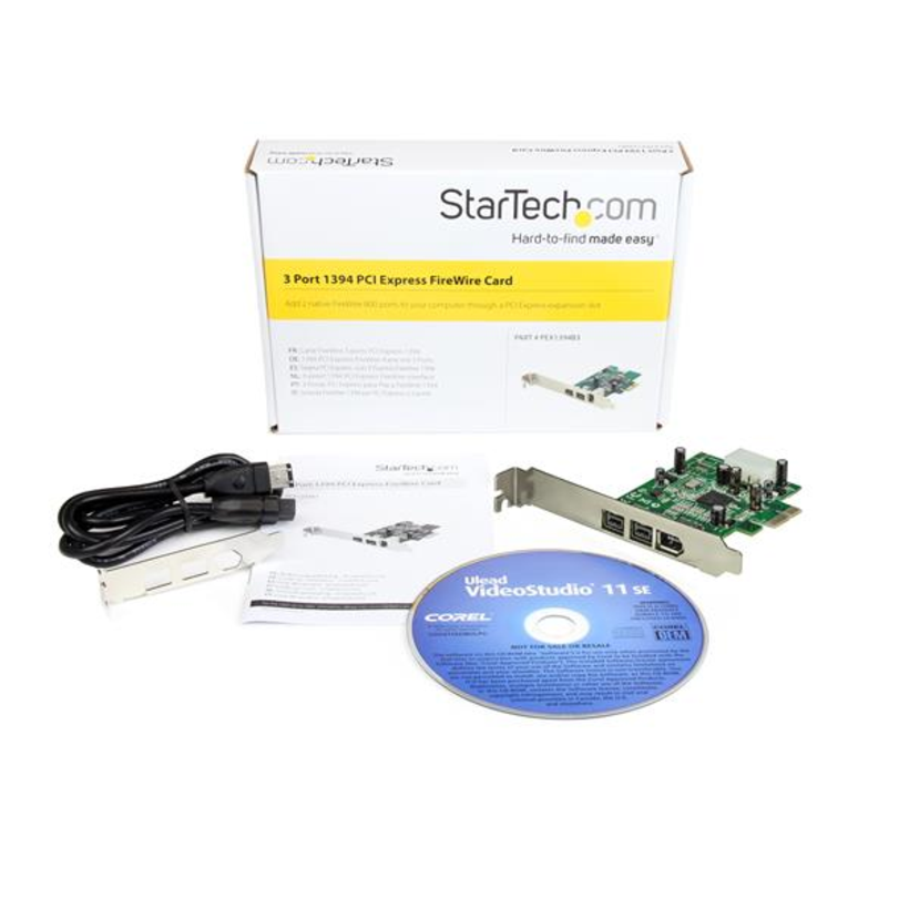 Placa de interface StarTech 3x FireWire