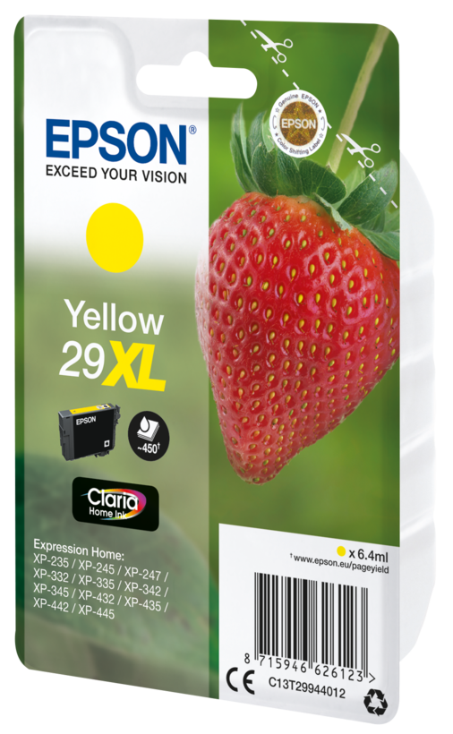 Epson 29XL tinta, sárga