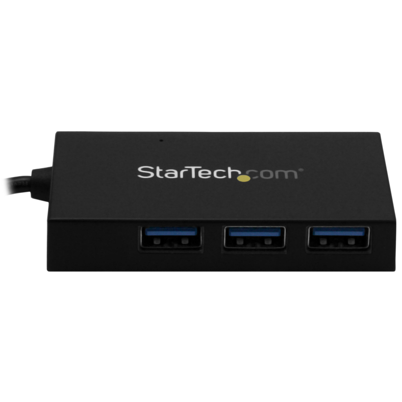 Hub USB StarTech 3.0 4 portas TypC preto