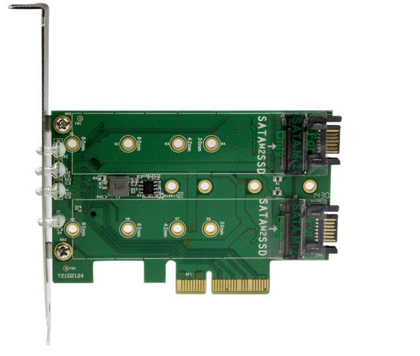 Adattatore 3 porte M.2 SSD > PCIe