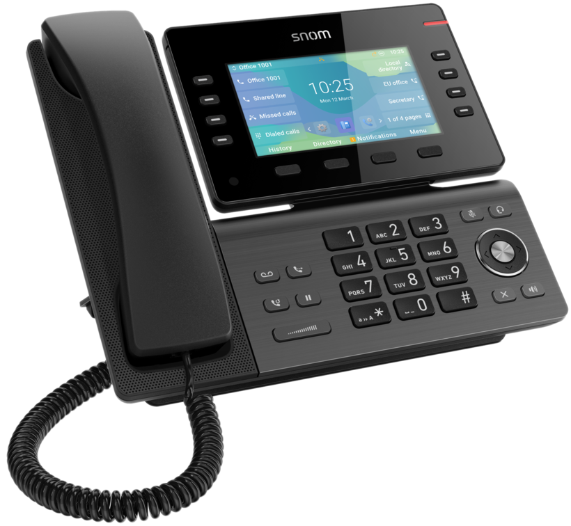 Téléphone IP fixe Snom D862 noir
