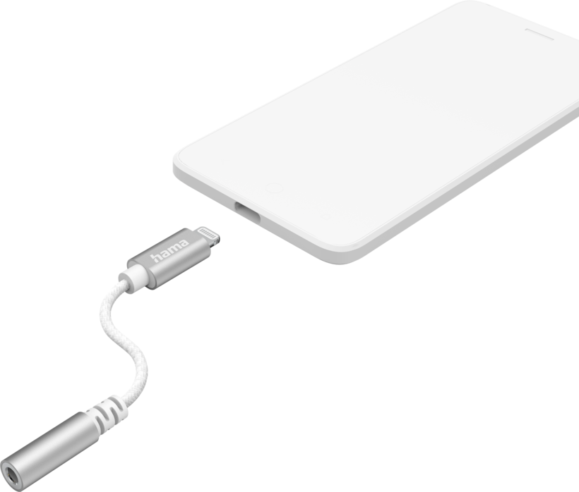 Adaptateur USB Lightning m-jack f. 3,5mm