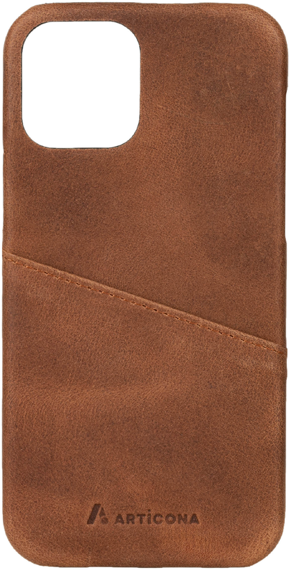 ARTICONA iPhone 12/Pro Leather Case Brwn