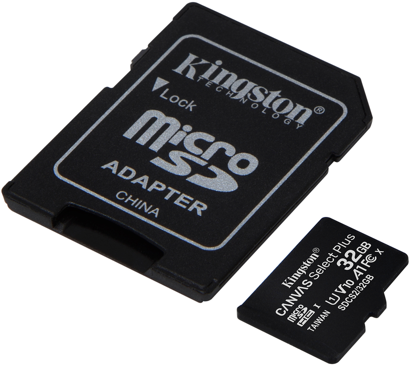 MicroSDHC Kingston Canvas Select P 32 GB