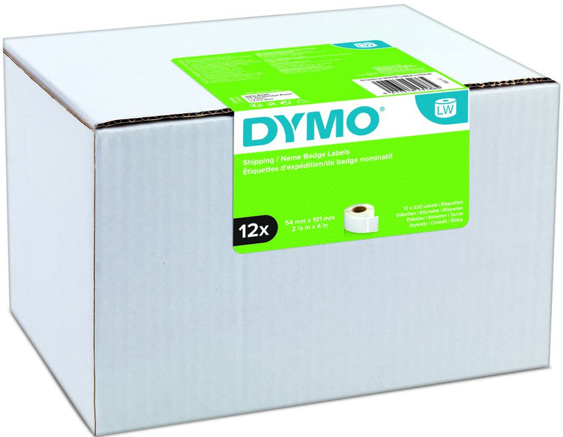 Étiquettes expédition Dymo 54x101mm blnc