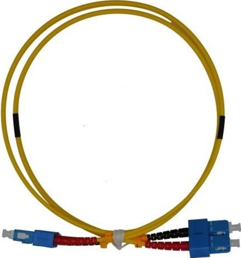 Câble patch FO duplex SC-SC, 1 m, 50 µ