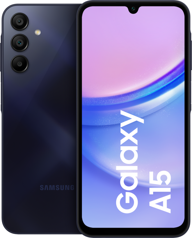 Samsung Galaxy A15 128 Go, bleu profond