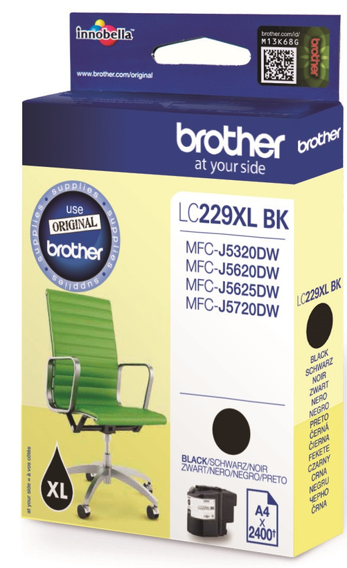 Encre Brother LC-229XLBK, noir